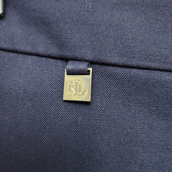 Lauren Ralph Lauren Plus Navy Trousers Dress Pants, 18W - Picture 5 of 5